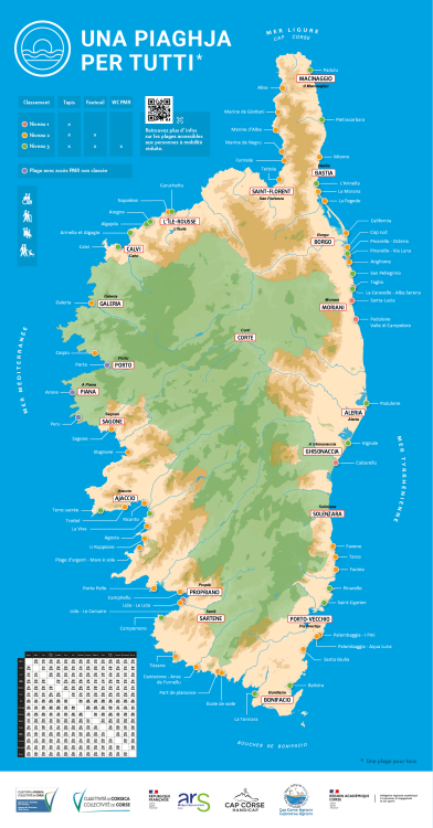 carte plages inclusives