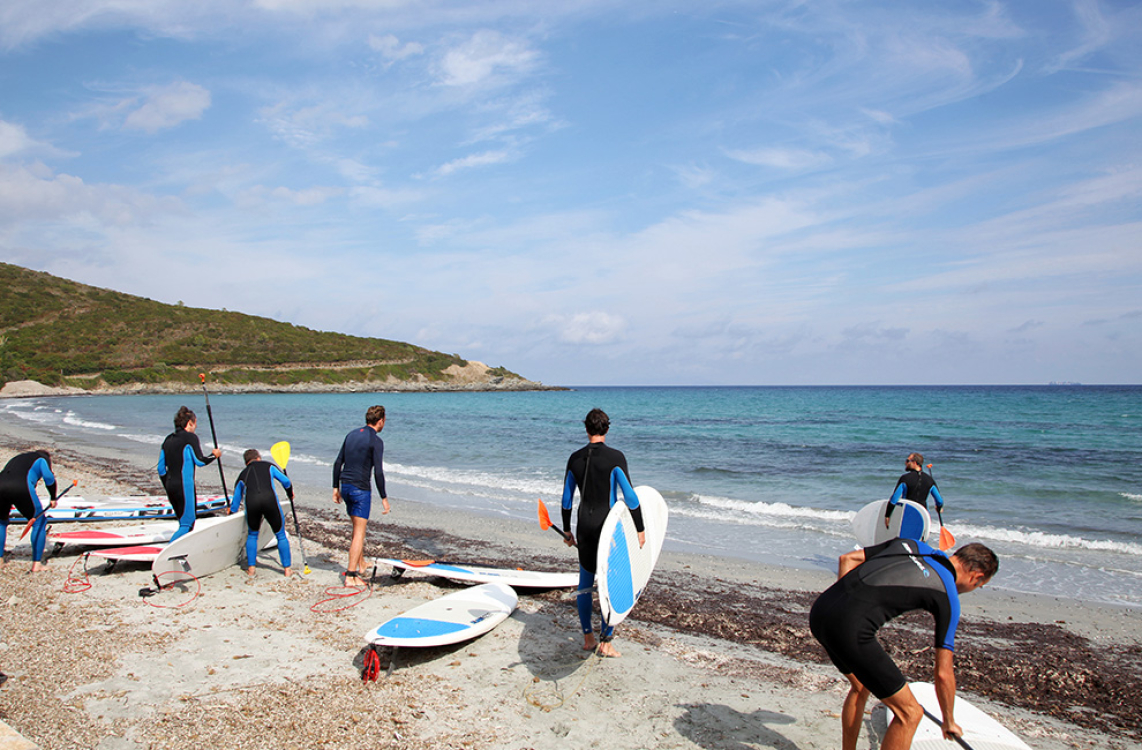 Légende : découvrez des fonds marins préservés depuis votre paddle  ©atc Sylvain Alessandri