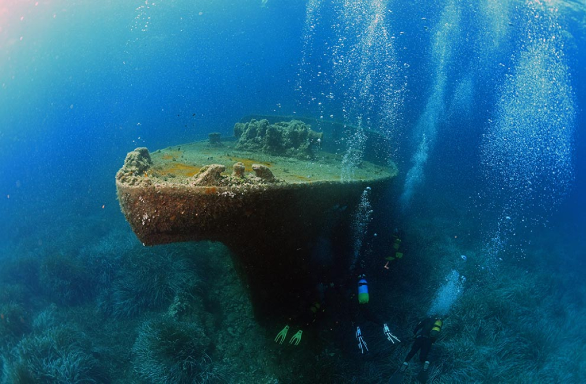 Zementschiff Pinella von Peccorella ©Nicolas Barraque