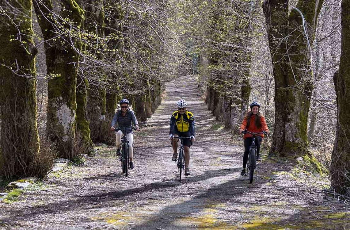 La pratique du VTT ou du Gravel est un must en Corse en hors saison - ©ATC-Sylvain Alessandri