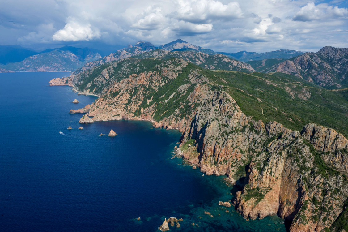 Capo Rosso vue Piana corse