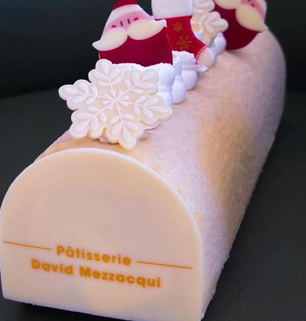 Bûche vanille canistrelli noisettes Mezzacqui ©D Mezzacqui