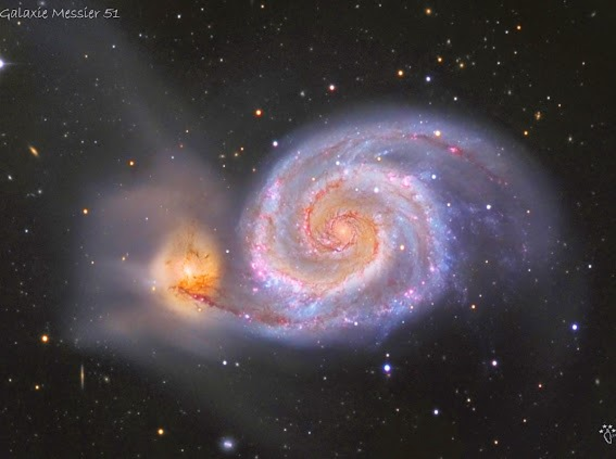 Galaxie Messier 51©Stéphane Natalini