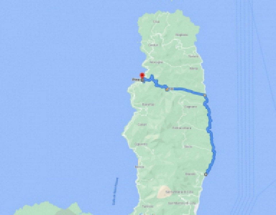 carte cap corse