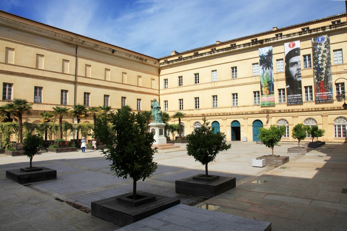 La cour du Musée Fesch Ajaccio ©ATC