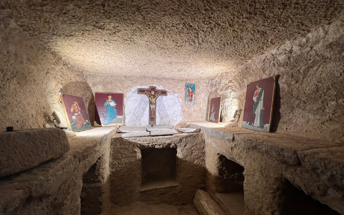 Crypte de l'église San Michele - Speluncatu @ATC