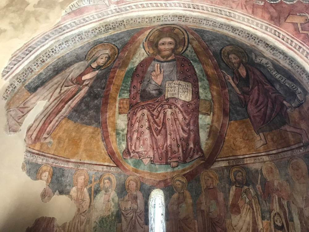 Les fresques de la Chapelle San Niculaiu ©ATC