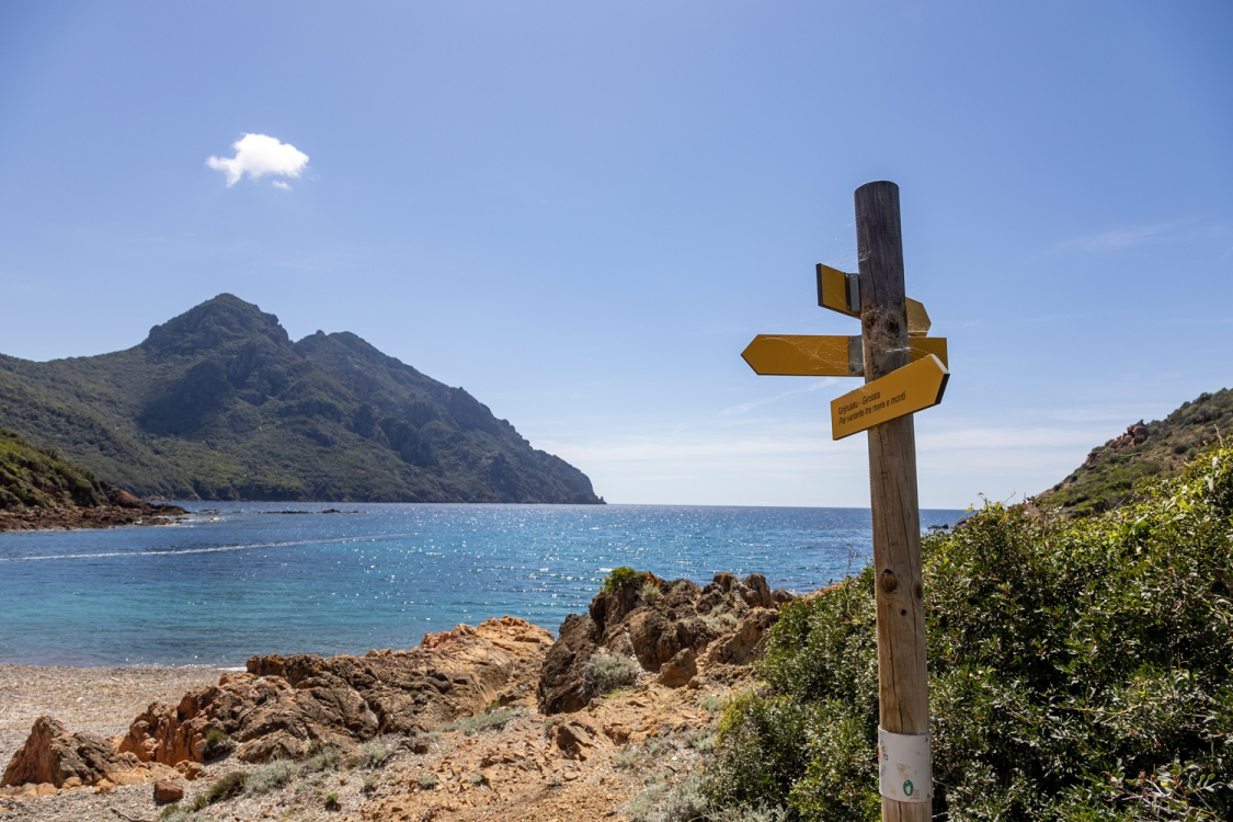 Calanque de Tuara, écrin sauvage accessible par bateau ©ATC Sylvain Alessandri