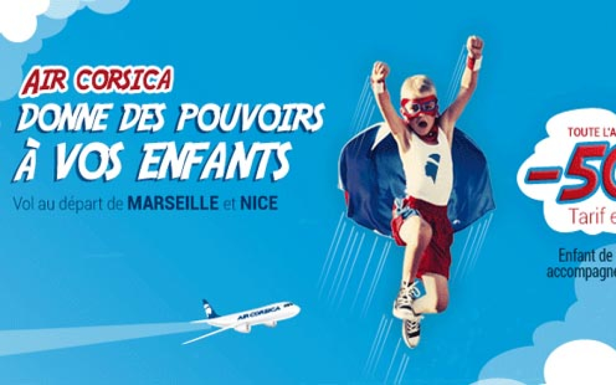 Air Corsica enfants