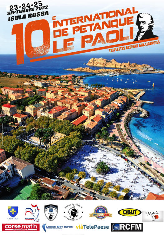 INTERNATIONAL PETANQUE ILE ROUSSE 2022