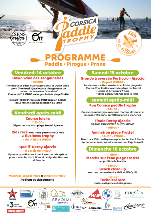 programme paddle 2022